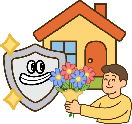 SendMeFlowers Privacy Graphic